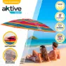 Aktive Sun&confort Ø Winddichter Uv50 Sonnenschirm Mit Neigbarem Mast 220cm, Multicolor stripes, One Size