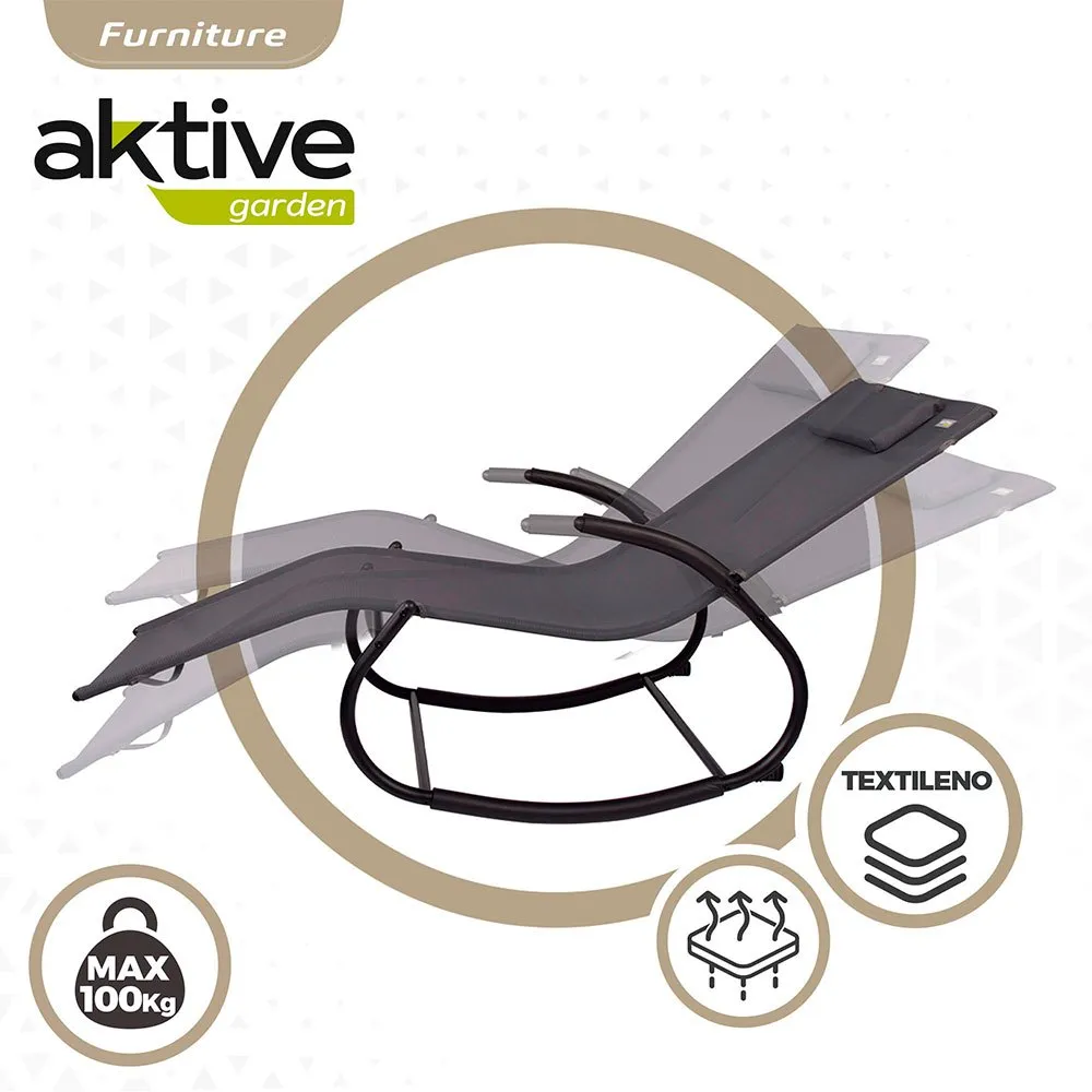 Aktive Textilliege 60x172x75 Cm, Black, One Size Aktive Textilliege 60x172x75 Cm, Black, One Size