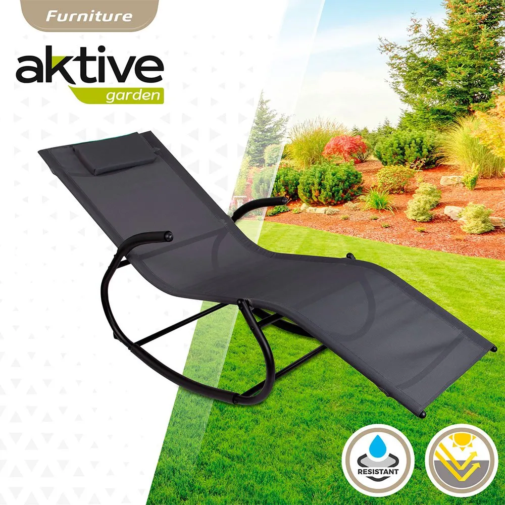 Aktive Textilliege 60x172x75 Cm, Black, One Size Aktive Textilliege 60x172x75 Cm, Black, One Size