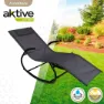 Aktive Textilliege 60x172x75 Cm, Black, One Size