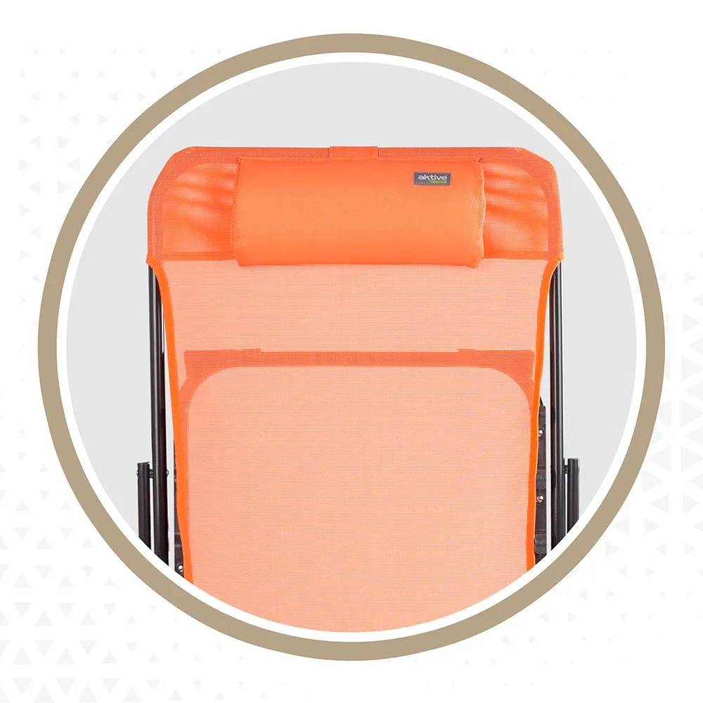 Aktive Textilstuhl 80x55x89 Cm, Orange, One Size Aktive Textilstuhl 80x55x89 Cm, Orange, One Size