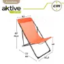 Aktive Textilstuhl 80x55x89 Cm, Orange, One Size
