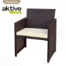 Aktive Tisch Mit 3 Sesseln unisex, Black, One Size