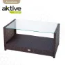 Aktive Tisch Mit 3 Sesseln unisex, Black, One Size