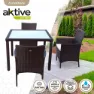 Aktive Tisch Mit 4 Stühlen, Black, One Size