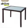 Aktive Tisch Mit 4 Stühlen, Black, One Size