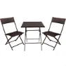 Aktive Tisch Und 2 Stühle Set unisex, Brown, One Size