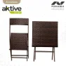 Aktive Tisch Und 2 Stühle Set unisex, Brown, One Size