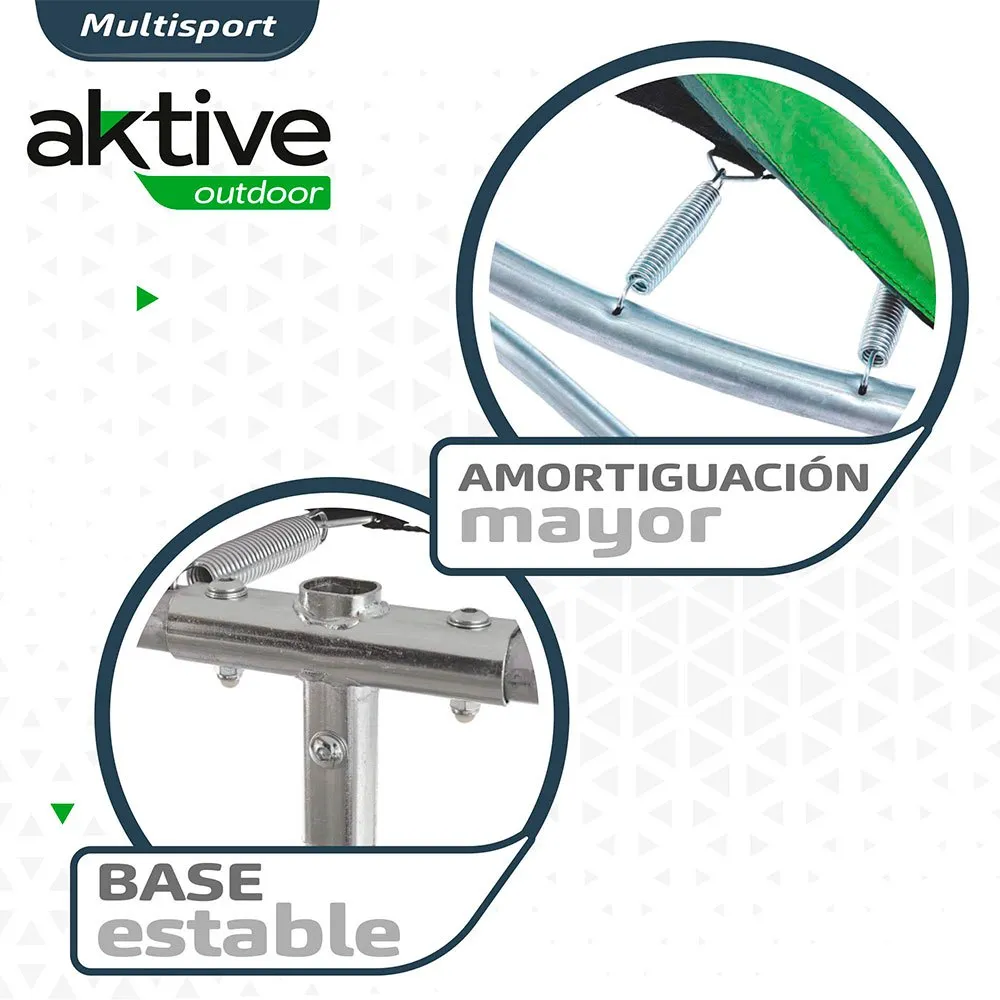 Aktive Trampolin 366 Cm, Blue / black / green, One Size Aktive Trampolin 366 Cm, Blue / black / green, One Size