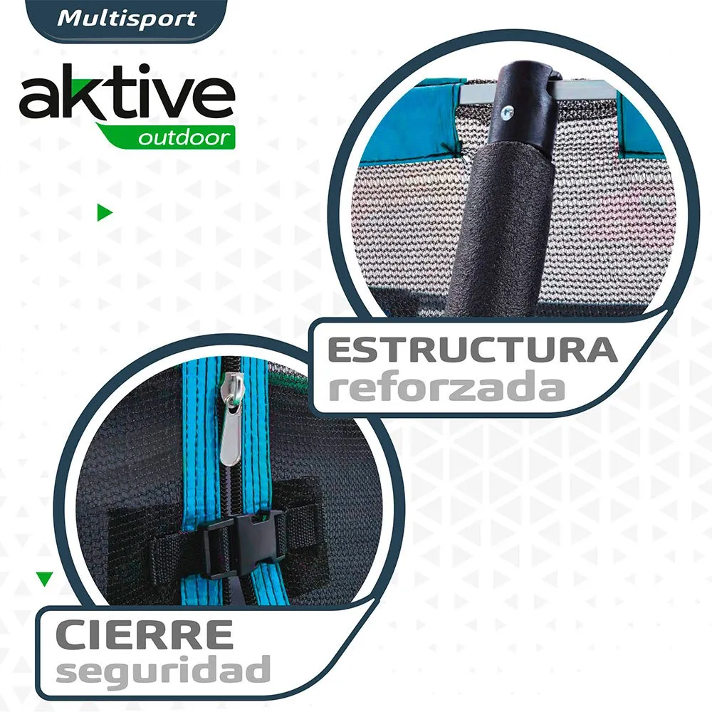 Aktive Trampolin 366 Cm, Blue / black / green, One Size Aktive Trampolin 366 Cm, Blue / black / green, One Size