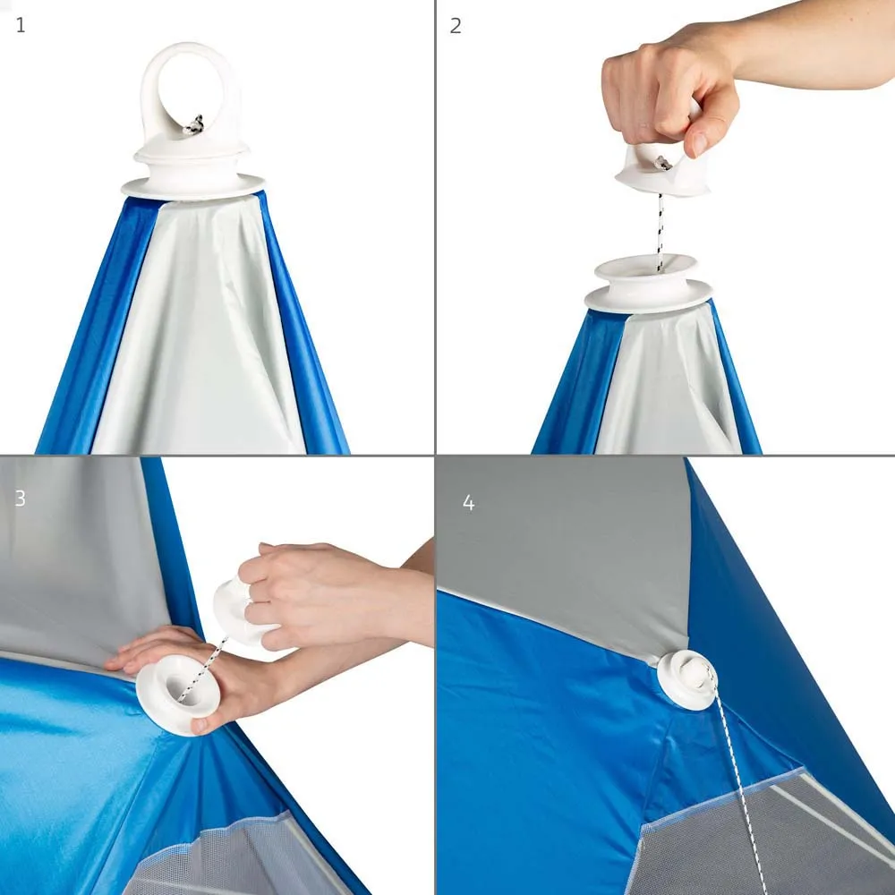 Aktive Uv50 Pop-up-windschutz Und Strandzelt 145x148x103, Royal / clear / grey, One Size Aktive Uv50 Pop-up-windschutz Und Strandzelt 145x148x103, Royal / clear / grey, One Size