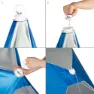 Aktive Uv50 Pop-up-windschutz Und Strandzelt 145x148x103, Royal / clear / grey, One Size