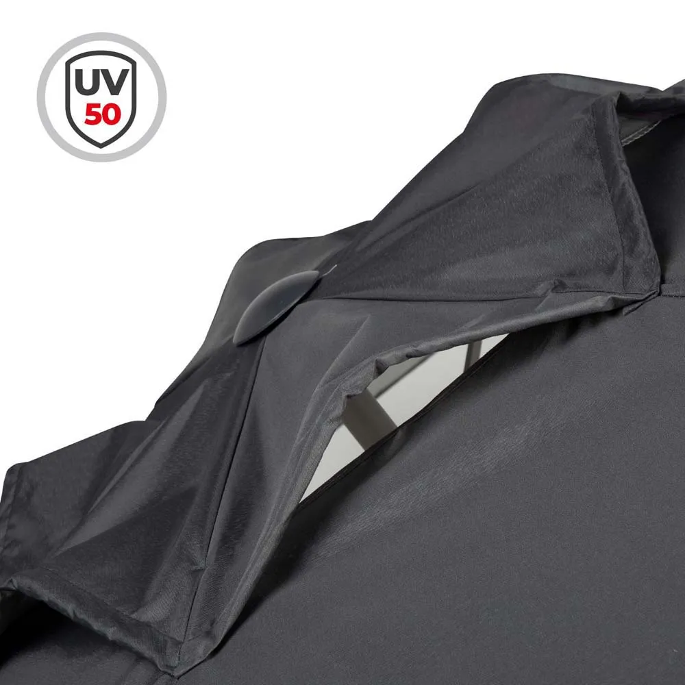Aktive Uv50 Sechseck-sonnenschirm 230 Cm, Black, One Size Aktive Uv50 Sechseck-sonnenschirm 230 Cm, Black, One Size