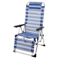 Aktive Verstellbare Strandliege Mit Polster Refurbished Aktive Verstellbare Strandliege Mit Polster Refurbished