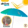 Aktive Windfester Sonnenschirm Für Den Strand Mit Uv50-schutz 220 Cm, Multicolor panel, One Size