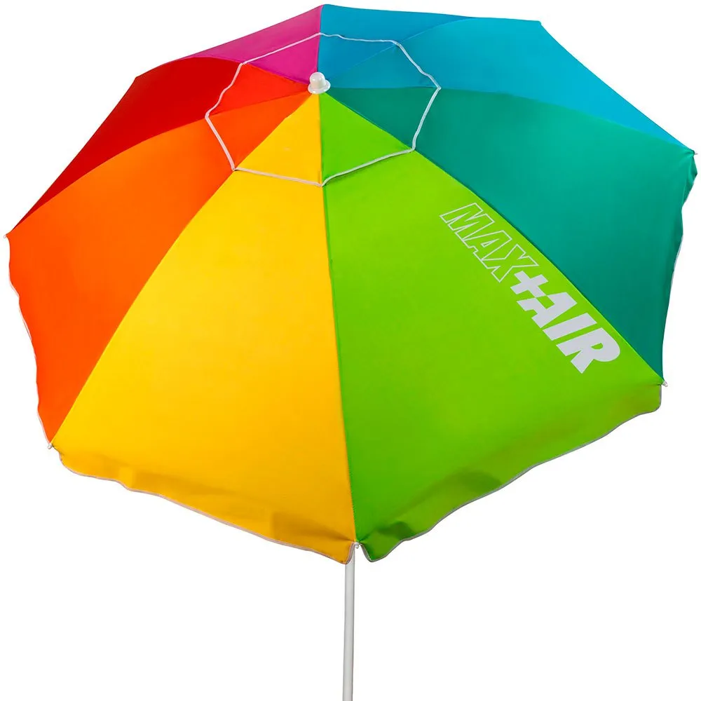 Aktive Windfester Sonnenschirm Für Den Strand Mit Uv50-schutz 220 Cm, Multicolor panel, One Size Aktive Windfester Sonnenschirm Für Den Strand Mit Uv50-schutz 220 Cm, Multicolor panel, One Size