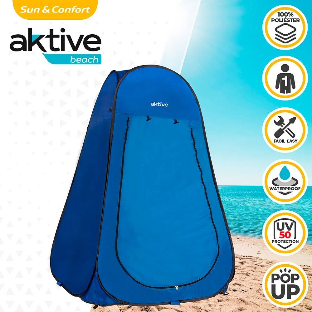 Aktive Zelt-umkleide-dusche Bodenlos, Blue, 120 x 120 x 190cm Aktive Zelt-umkleide-dusche Bodenlos, Blue, 120 x 120 x 190cm