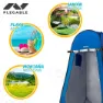 Aktive Zelt-umkleide-dusche Bodenlos, Blue, 120 x 120 x 190cm