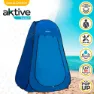 Aktive Zelt-umkleide-dusche Bodenlos, Blue, 120 x 120 x 190cm