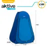 Aktive Zelt-umkleide-dusche Bodenlos, Blue, 120 x 120 x 190cm