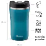Aladdin Café Thermavac™ Leak-lock™ Stainless Steel 0.25l Thermosflasche, Blue water, One Size