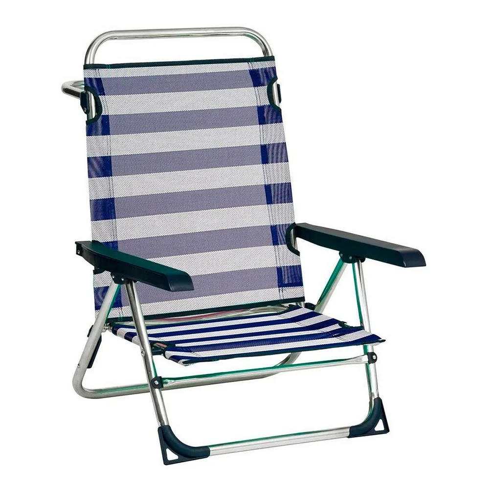 Alco Multipurnation Aluminum Beach With Handle And Folding Rear Leg 79.5x59.5x56 Cm Stuhl, Multicolor, One Size Alco Multipurnation Aluminum Beach With Handle And Folding Rear Leg 79.5x59.5x56 Cm Stuhl, Multicolor, One Size