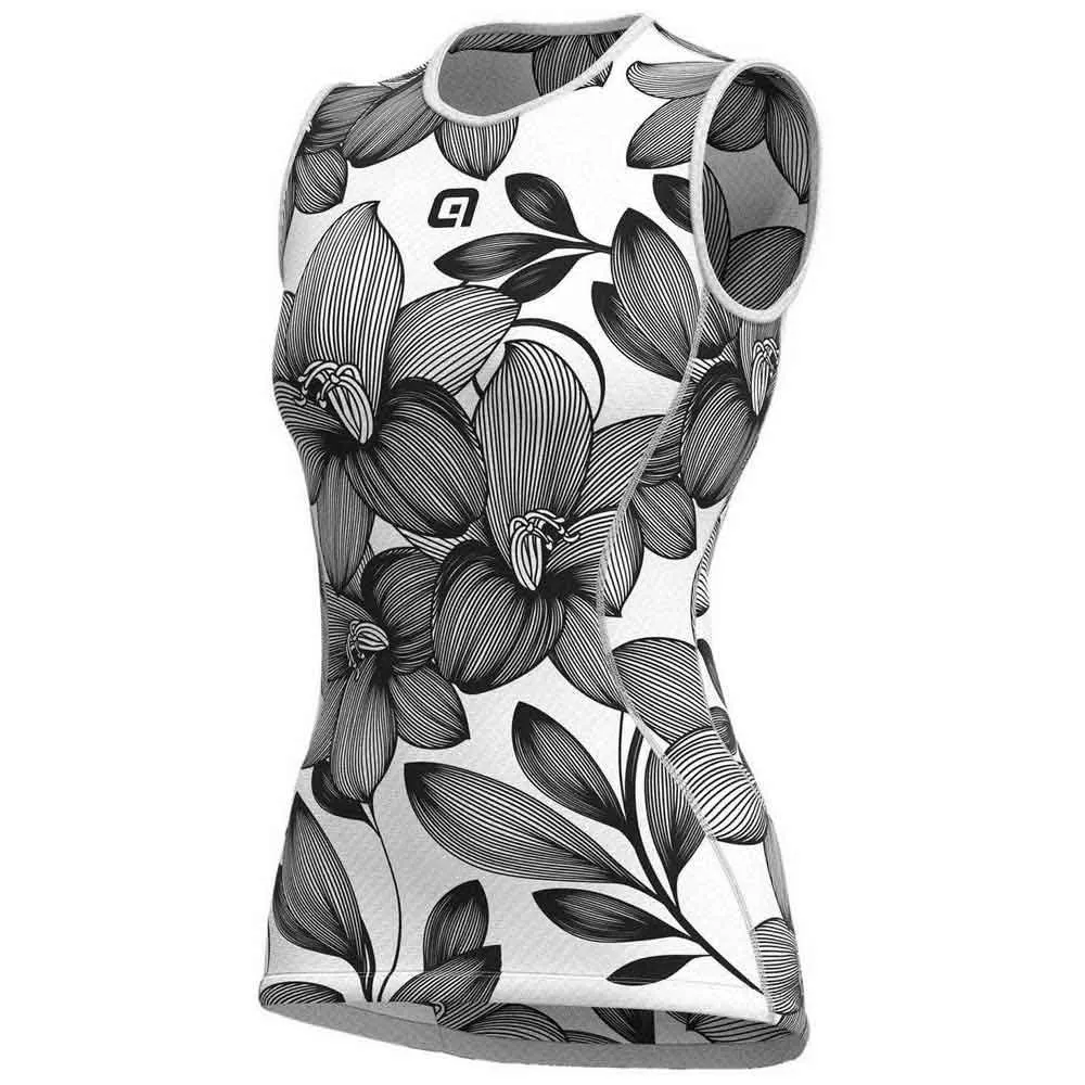 Alé Garden Ärmelloses Baselayer, White Alé Garden Ärmelloses Baselayer, White