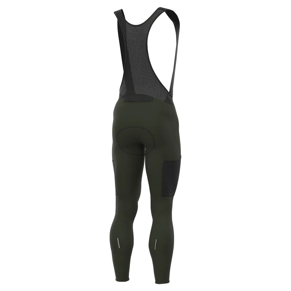 Alé Gravel Stones Cargo Lange Trägerhose, Dark green Alé Gravel Stones Cargo Lange Trägerhose, Dark green