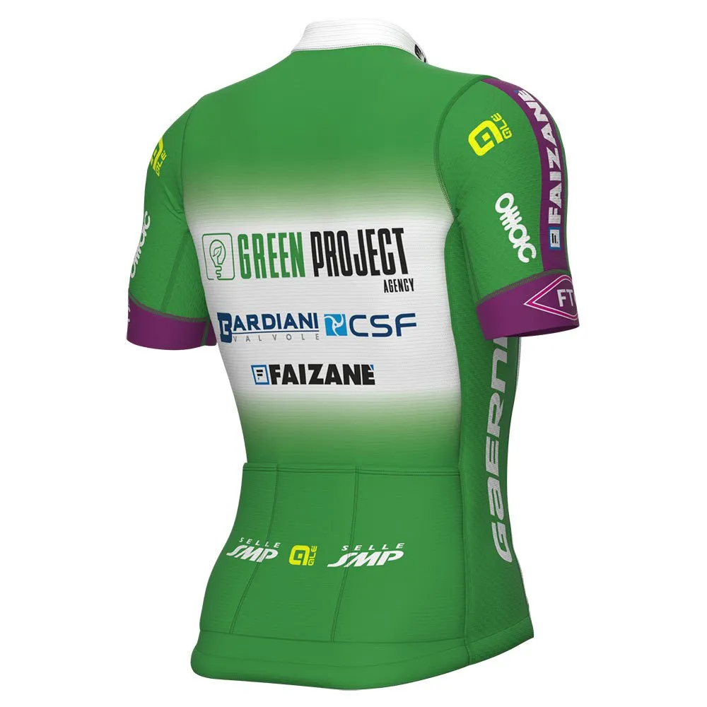 Alé Green Project-bardiani Csf-faizane Pro 2023 Kurzarm-radtrikot, Green / white Alé Green Project-bardiani Csf-faizane Pro 2023 Kurzarm-radtrikot, Green / white