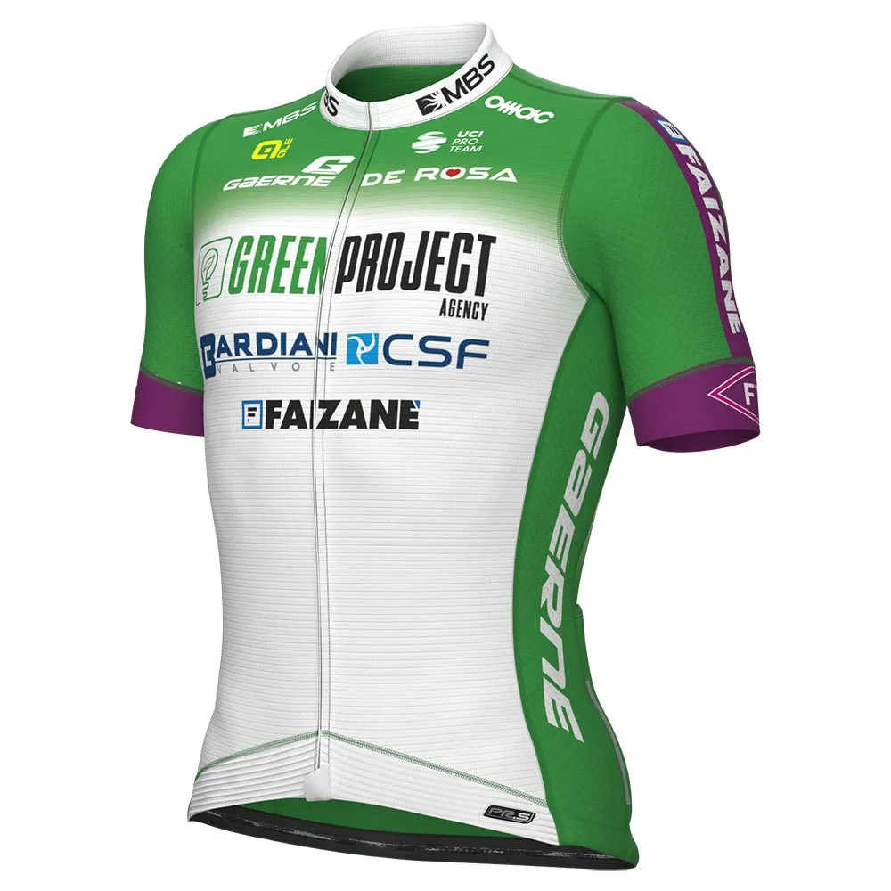 Alé Green Project-bardiani Csf-faizane Pro 2023 Kurzarm-radtrikot, Green / white Alé Green Project-bardiani Csf-faizane Pro 2023 Kurzarm-radtrikot, Green / white