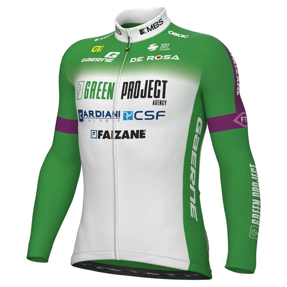 Alé Green Project-bardiani Csf-faizane Replica 2023 Langarm-trikot, Green Alé Green Project-bardiani Csf-faizane Replica 2023 Langarm-trikot, Green
