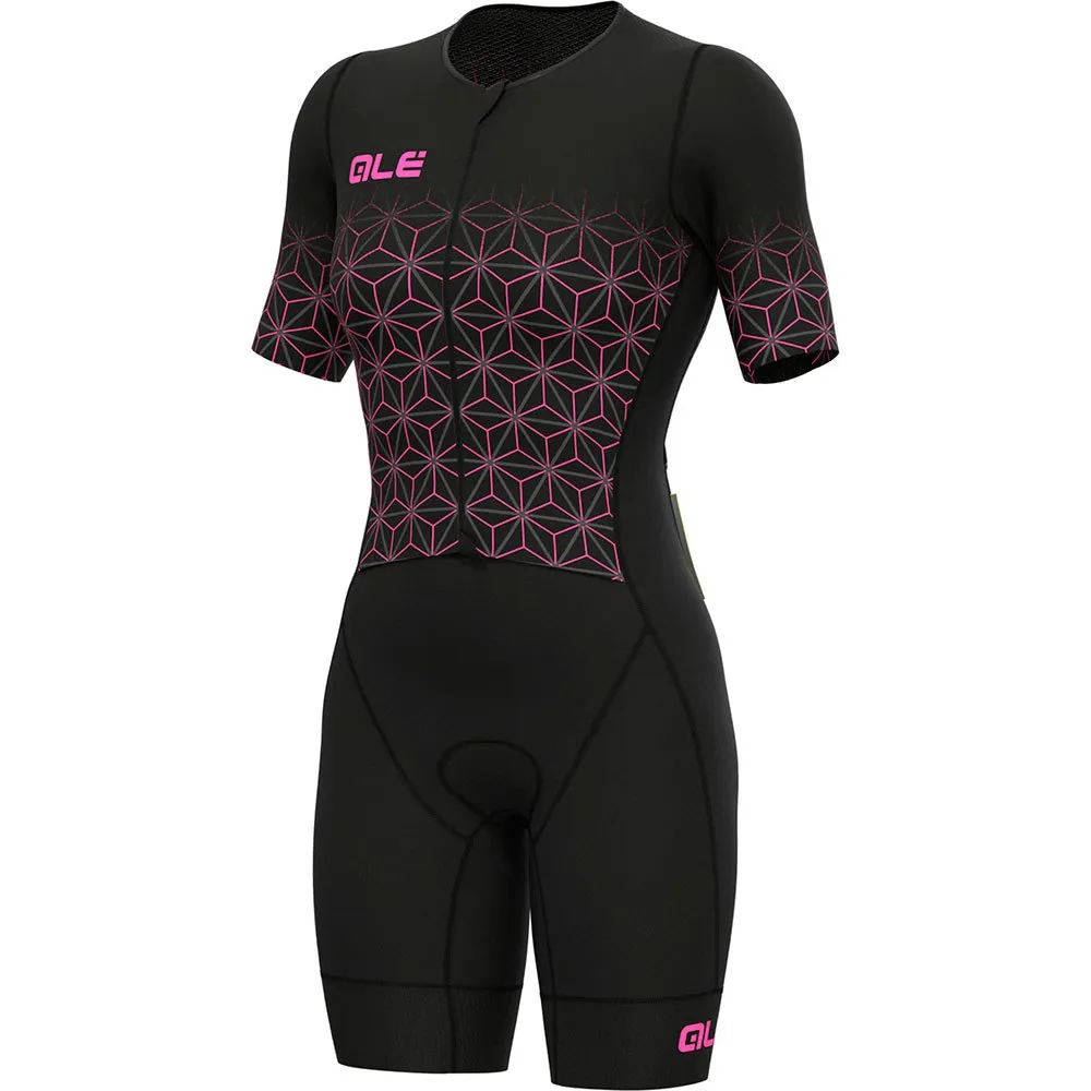 Alé Maui Kurzarm-trisuit female, Black Alé Maui Kurzarm-trisuit female, Black