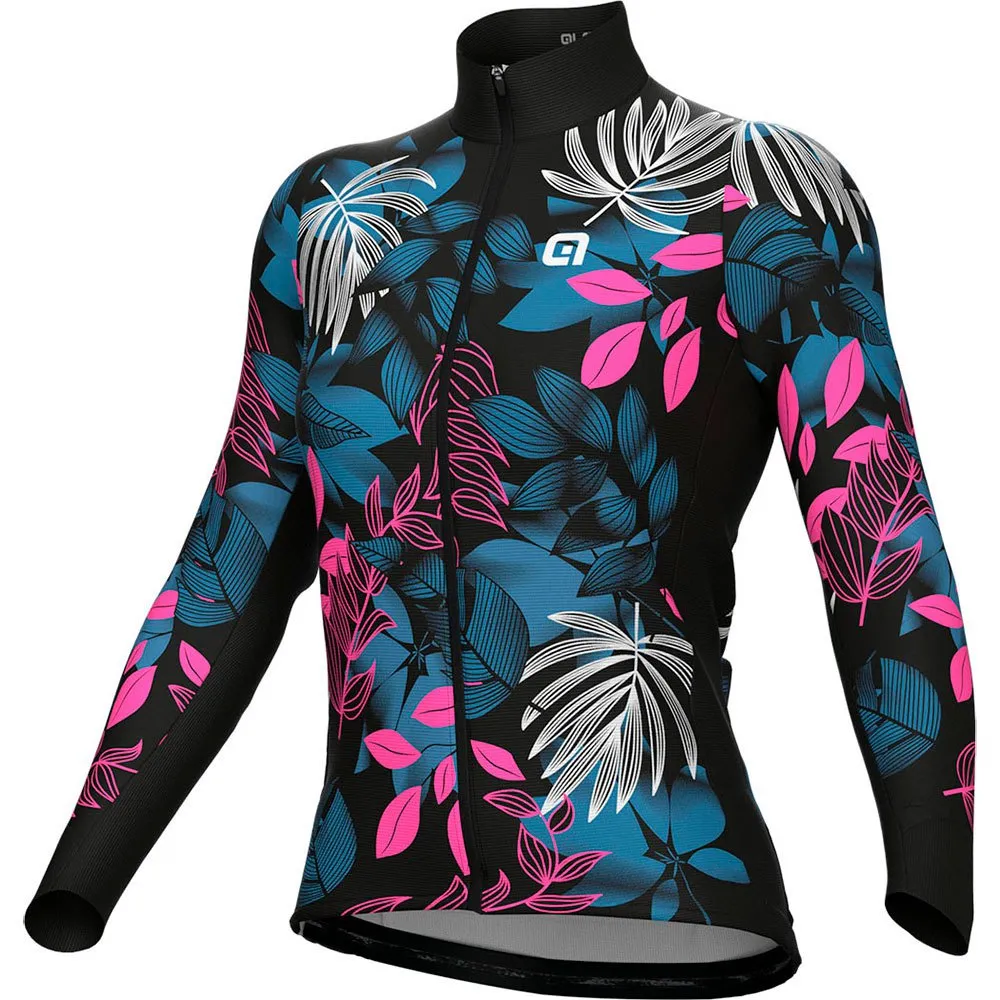 Alé Pr-r Green Garden Langarm-trikot, Black, S