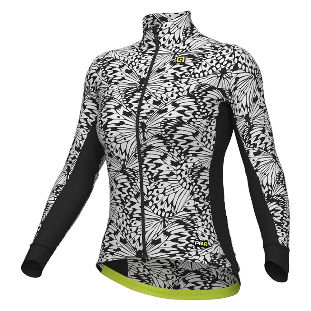 Alé Pr-r Papillon Langarm-trikot, Grey, M