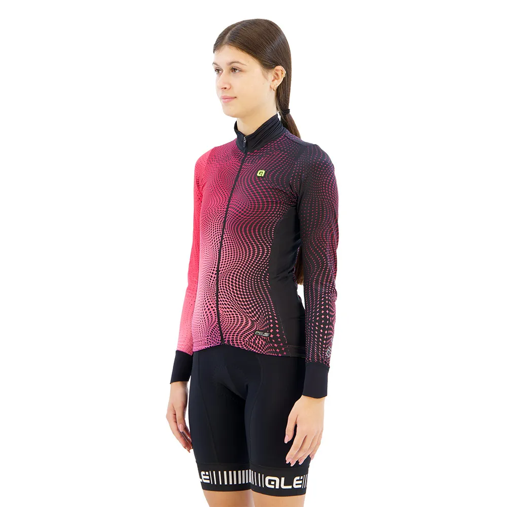 Alé Pr-s Circus Langarm-trikot, Fuchsia, M