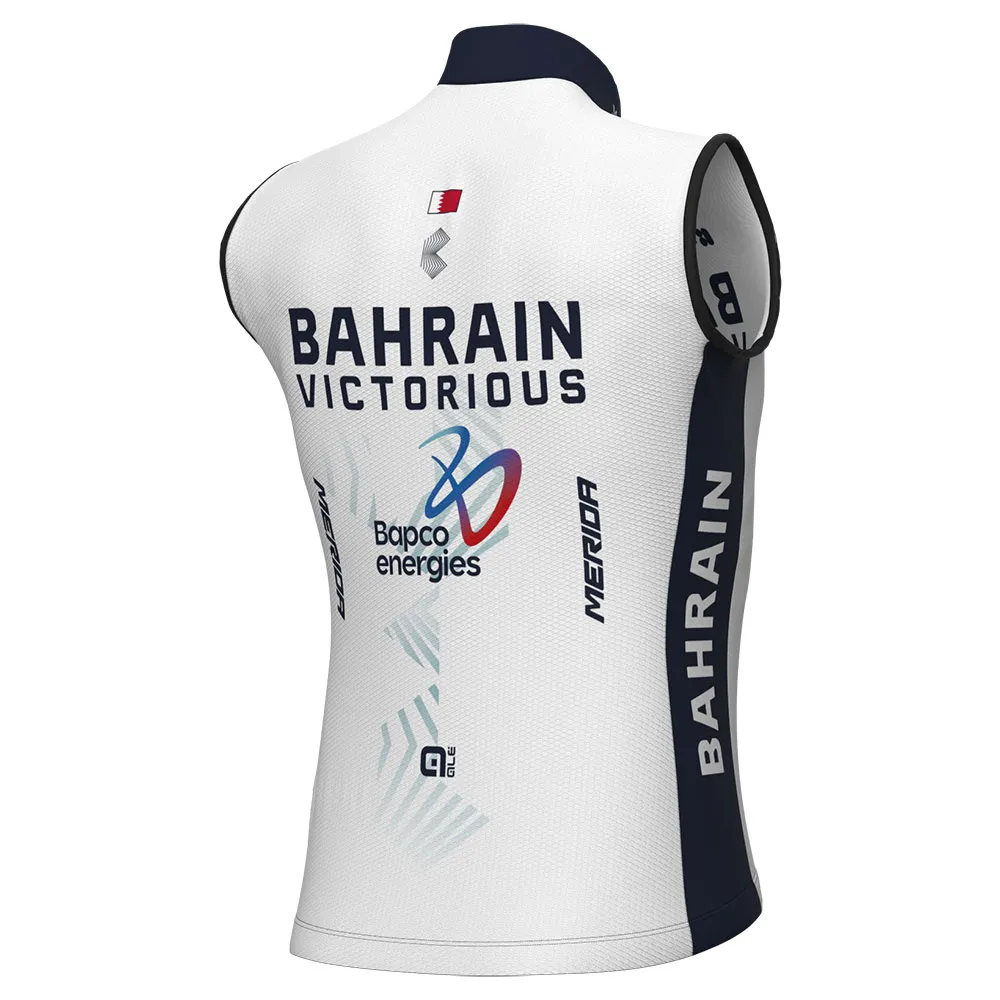 Alé Prime Bahrain Victorious 2024 Weste, White Alé Prime Bahrain Victorious 2024 Weste, White