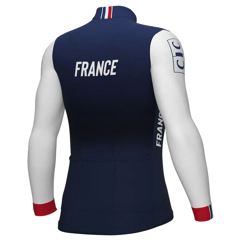 Alé Prime French Federation 2025 Langarm-trikot, Blue Alé Prime French Federation 2025 Langarm-trikot, Blue