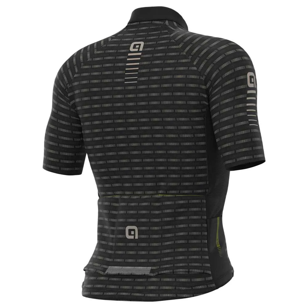 Alé Prr Green Road Kurzarm-radtrikot, Black / brown, M