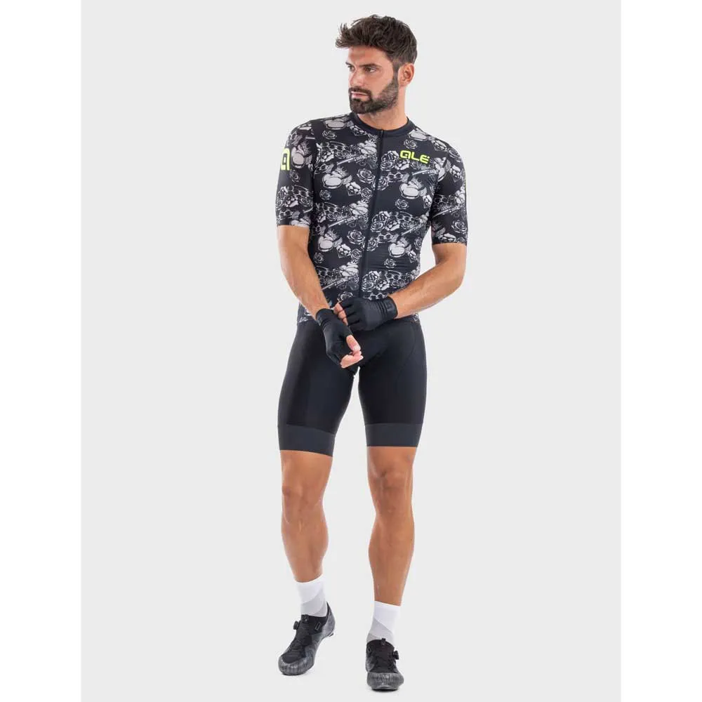 Alé Prr Las Vegas Kurzarm-radtrikot, Black / brown Alé Prr Las Vegas Kurzarm-radtrikot, Black / brown
