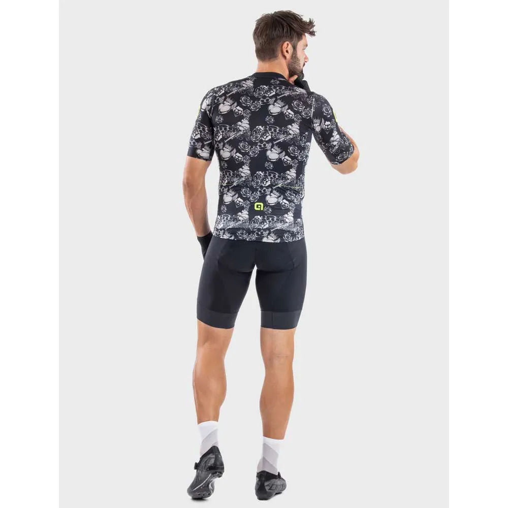 Alé Prr Las Vegas Kurzarm-radtrikot, Black / brown, M