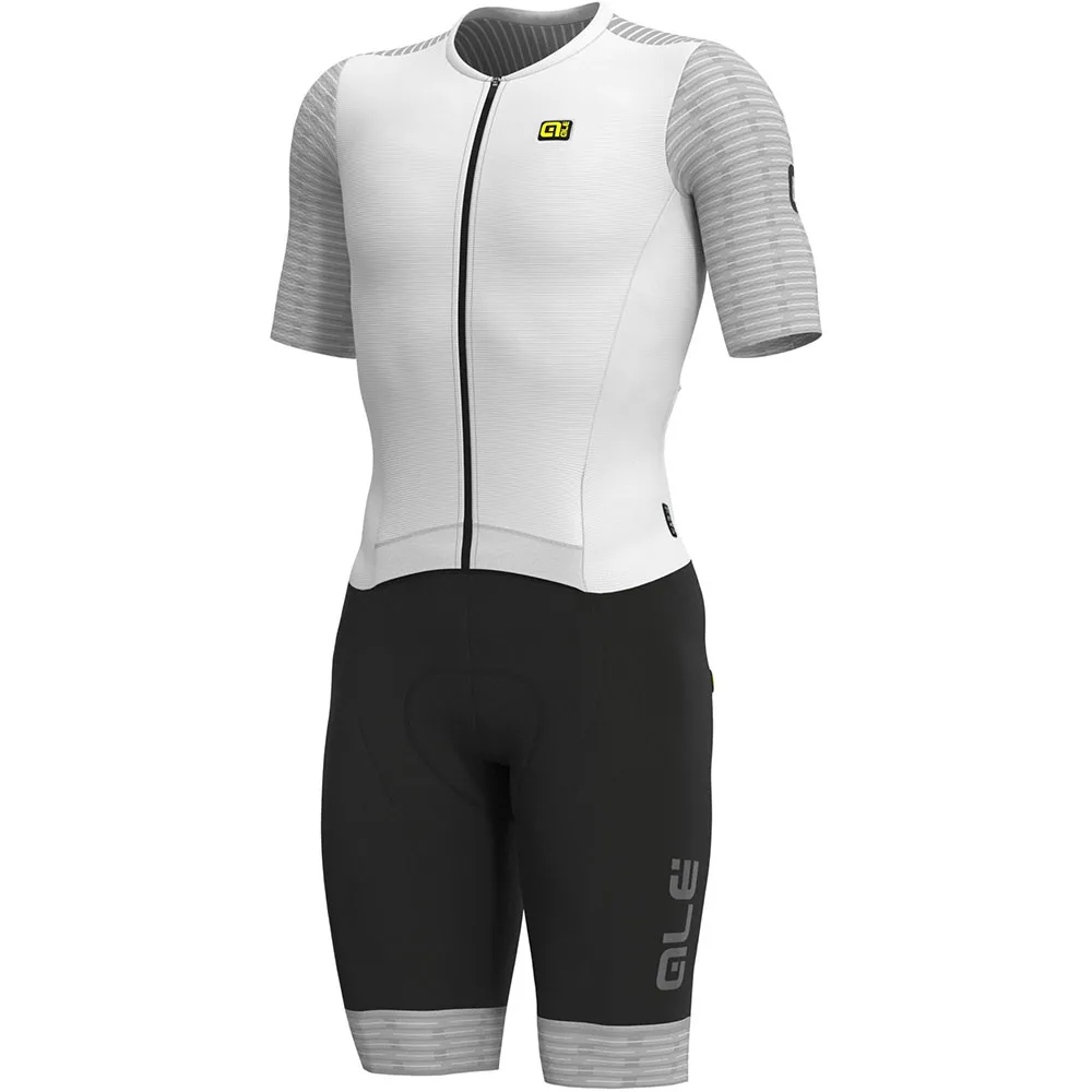 Alé R-ev1 Fuga Kurzarm-trisuit male, Black / white