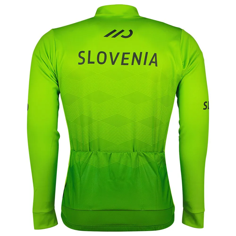 Alé Slovenian Cycling Federation Replica 2023 Langarm-trikot, Green Alé Slovenian Cycling Federation Replica 2023 Langarm-trikot, Green
