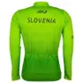 Alé Slovenian Cycling Federation Replica 2023 Langarm-trikot, Green