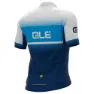 Alé Solid Blend Kurzarm-radtrikot, Black / turquoise