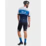 Alé Solid Blend Kurzarm-radtrikot, Black / turquoise