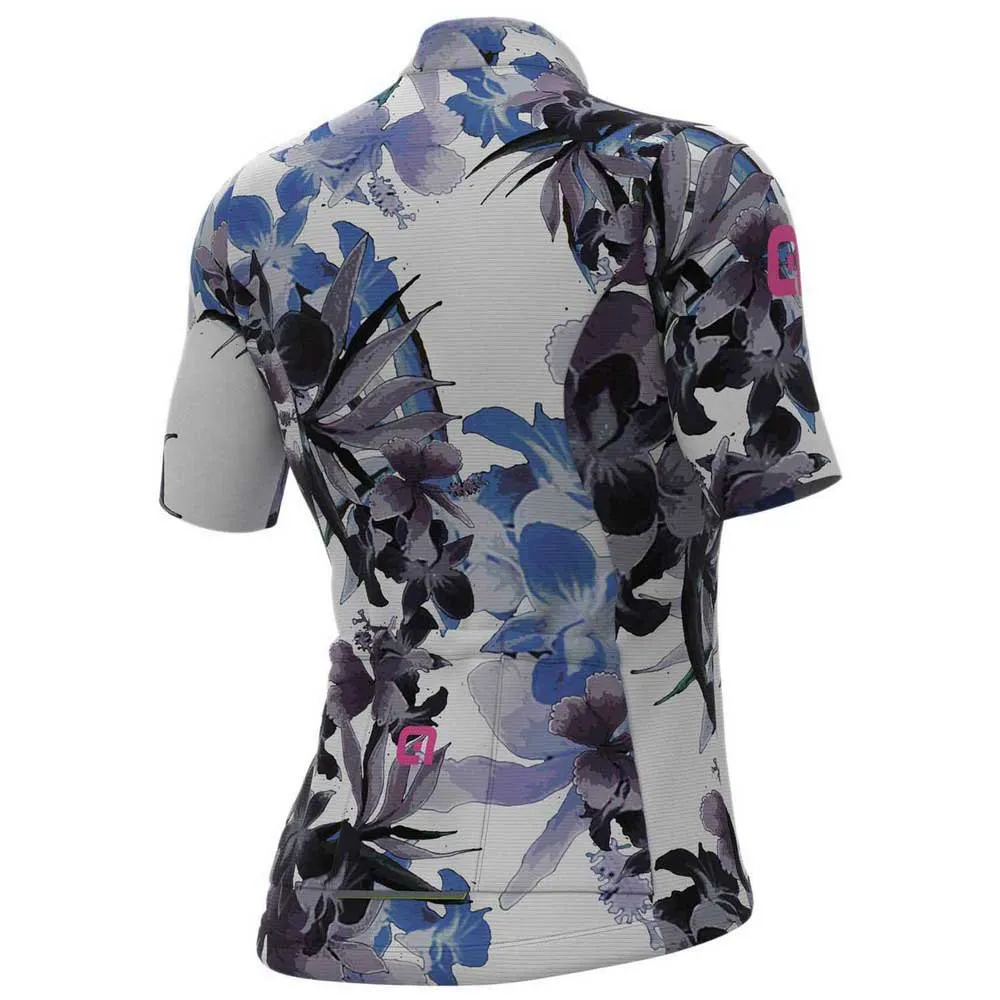 Alé Solid Bouquet Kurzarm-radtrikot, White