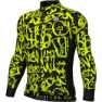 Alé Solid Ride Langarm-trikot, Fluor yellow, M