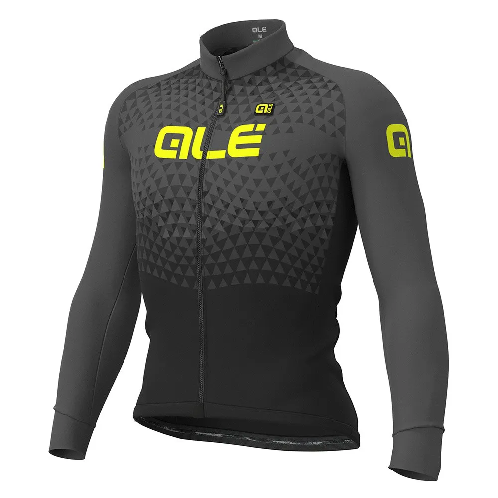 Alé Solid Summit Langarm-trikot, Grey, XS