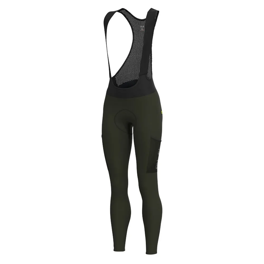 Alé Stones Cargo Gravel Lange Trägerhose, Dark green Alé Stones Cargo Gravel Lange Trägerhose, Dark green