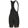 Alé Strada Trägerhose Refurbished, Black / fluor orange